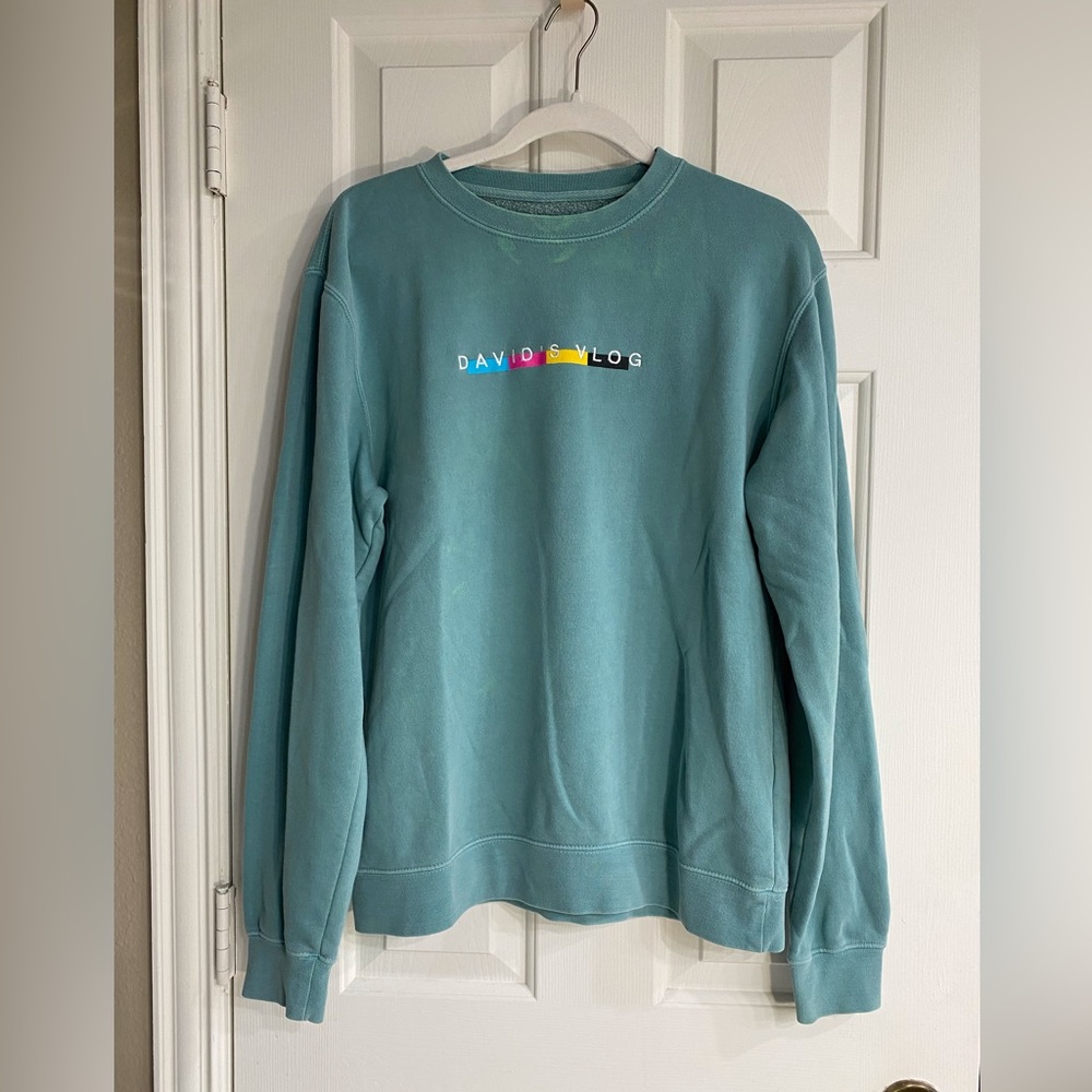 David’s Vlog Team Crewneck Limited Edition Merchandise - Size Small